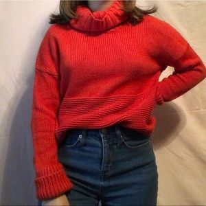 Women’s red sweater
